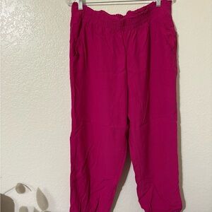 A New Day Pink Bottoms Paper Bag Waist